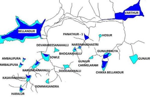 Lake streams of Bengaluru 