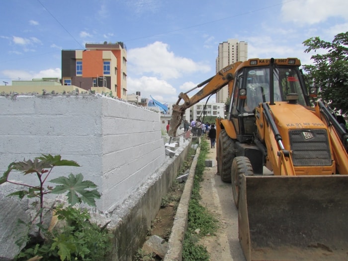demolition of illegal structures in Bengaluru