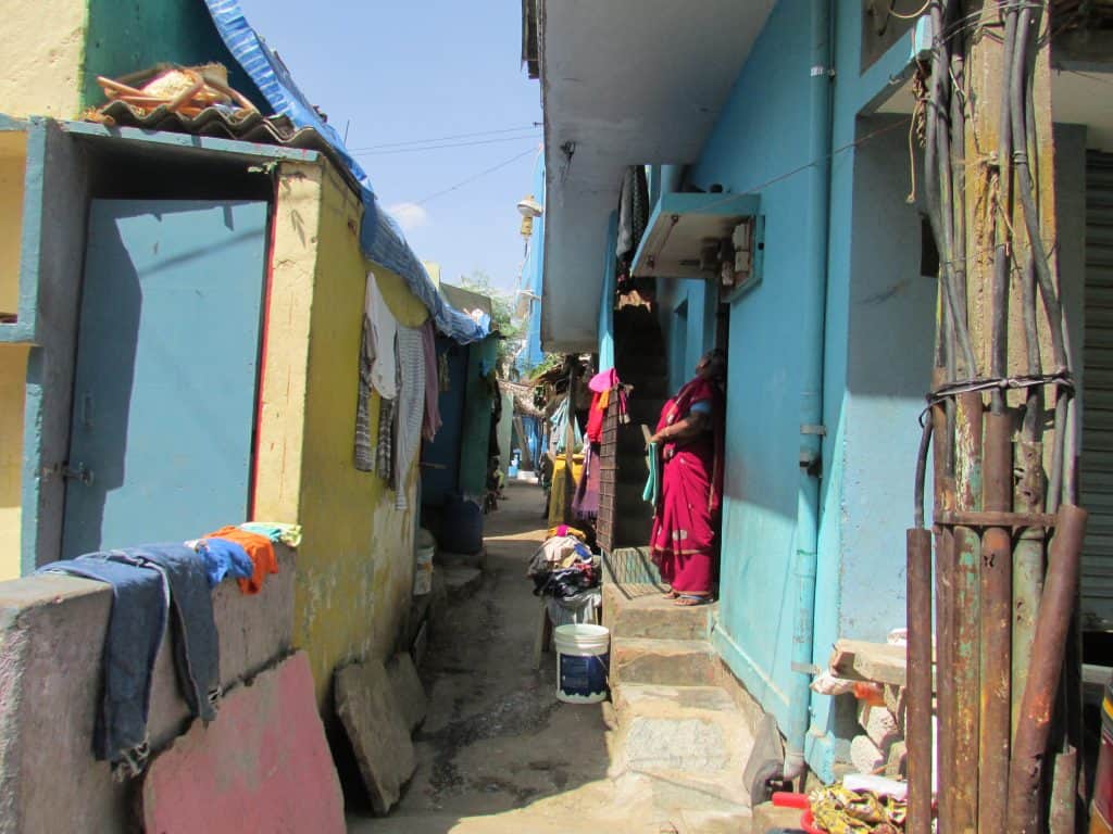 A slum in Bengaluru