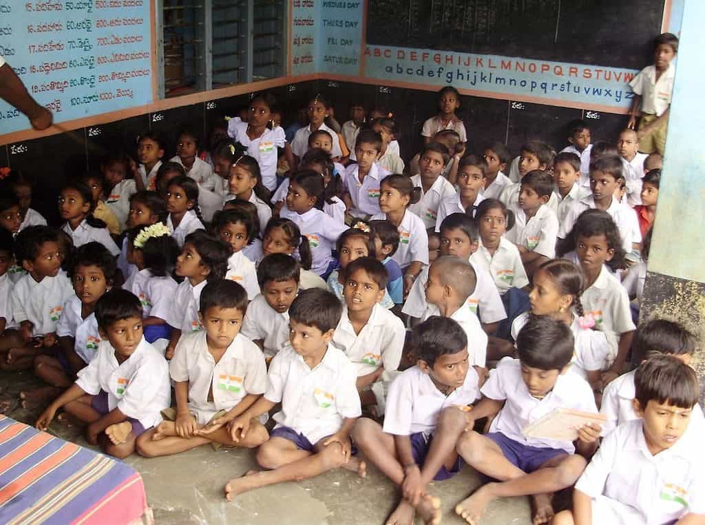children in government school
