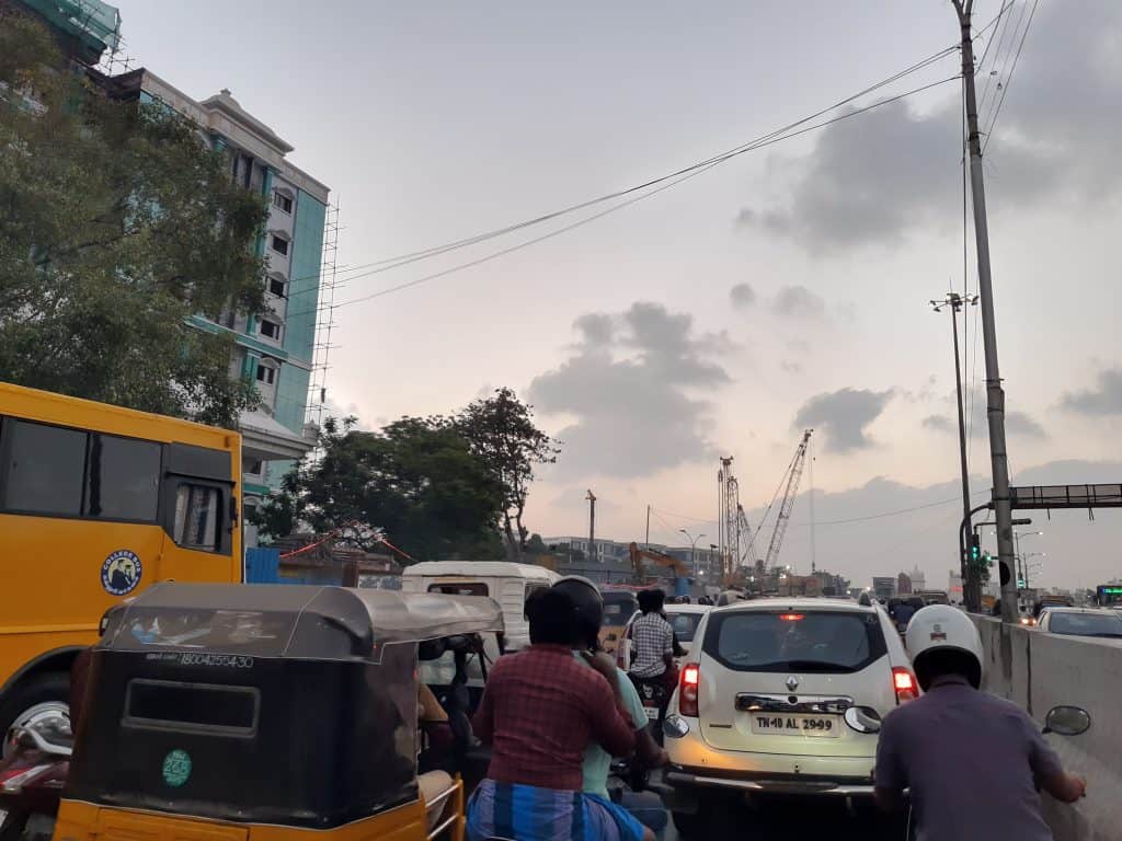 Traffic congestion is the biggest contributor to noise pollution in Chennai.