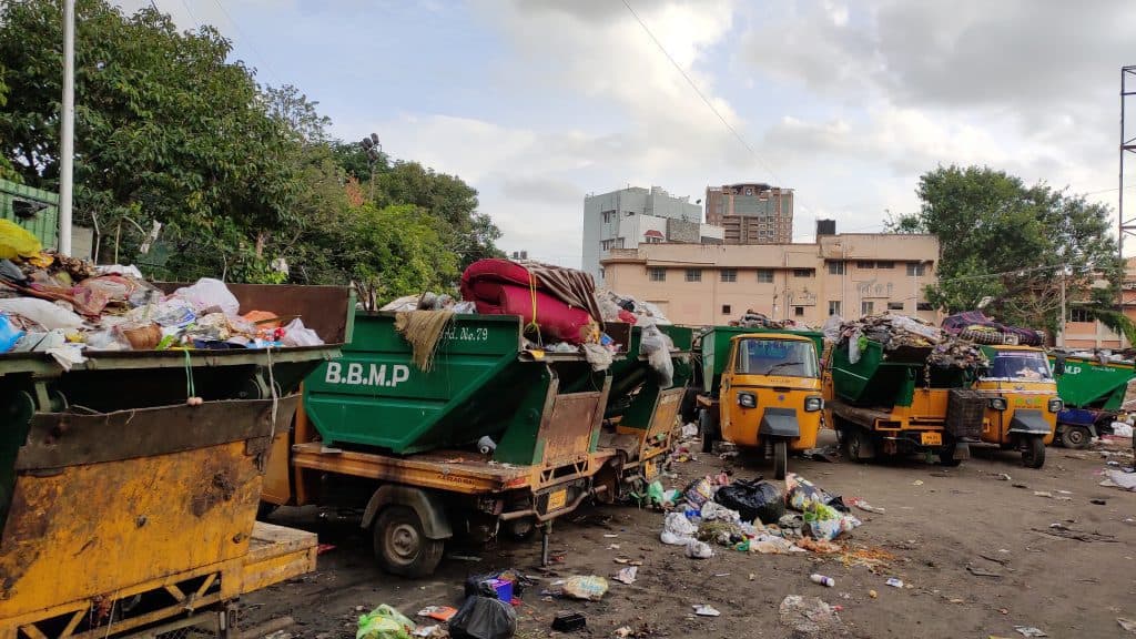 BBMP's garbage collection vehicles