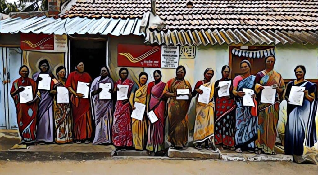 women across Karnataka protested the opening of liquor stores during the lockdown by sending postal money orders to the Chief Minister