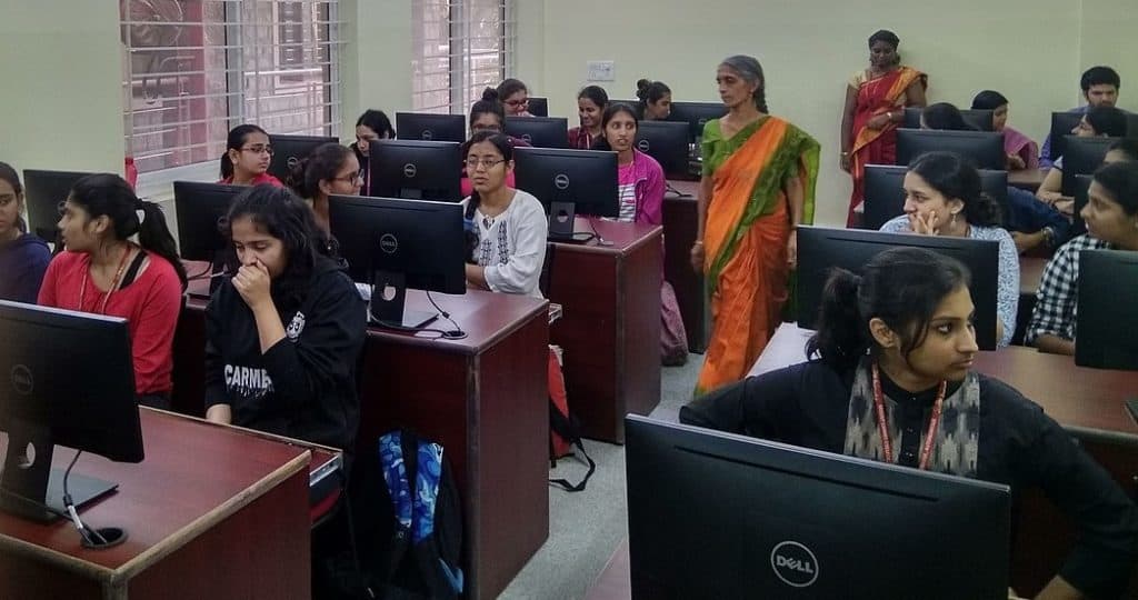 Students in a Bengaluru classroom