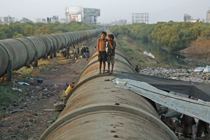 mumbai's water supply pipeline