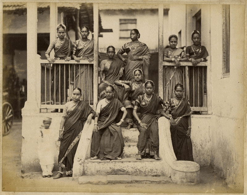 Nautch girls of Bombay in 1880