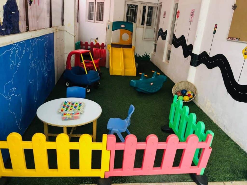 A closed preschool and daycare facility in Bengaluru