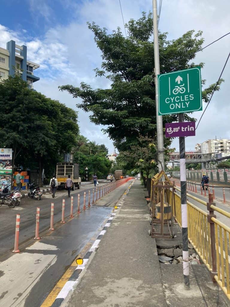 Cycling lanes in Bengaluru