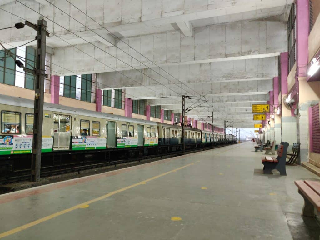 Suburban rail - Thiruvanmiyur MRTS station