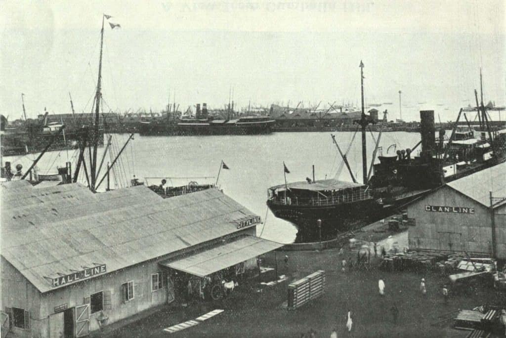 Old image of the Prince's Doc, Bombay