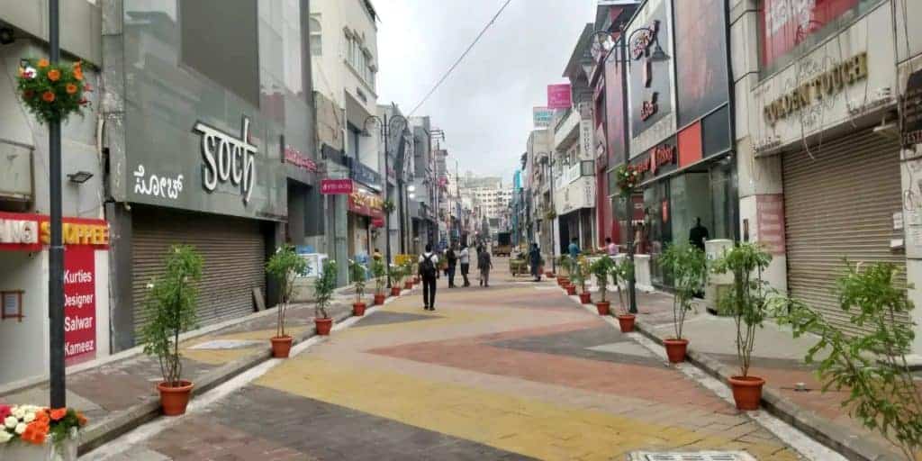 Commercial Street renovated under Smart City Project