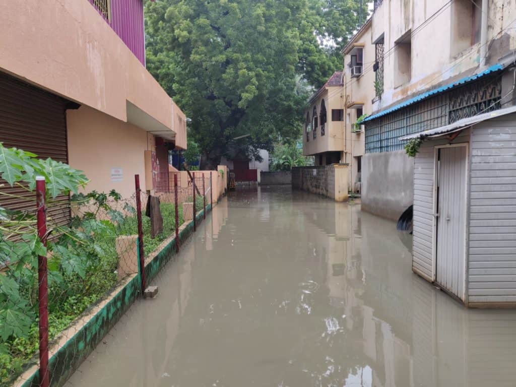 Water stagnation in T Nagar