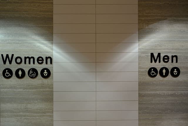 male female public toilets