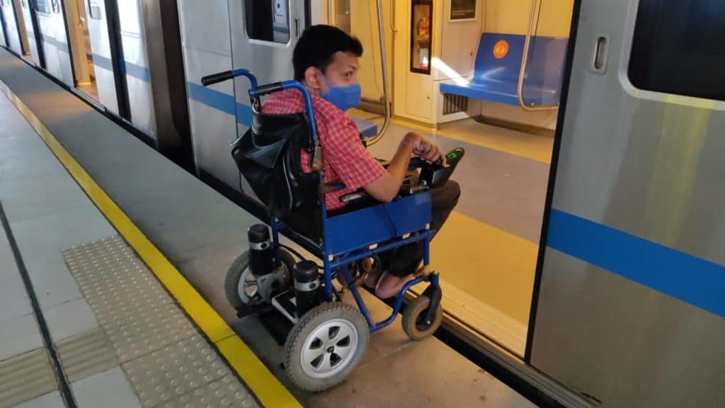 Chennai Metro accessibility for PWDs