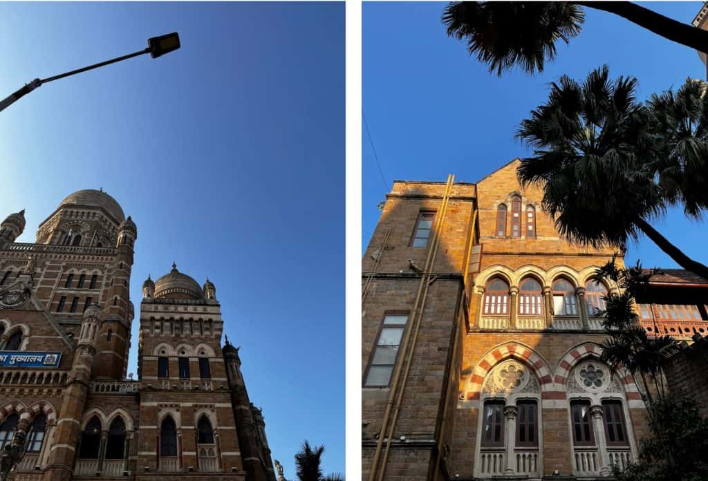 The front and back of the BMC building
