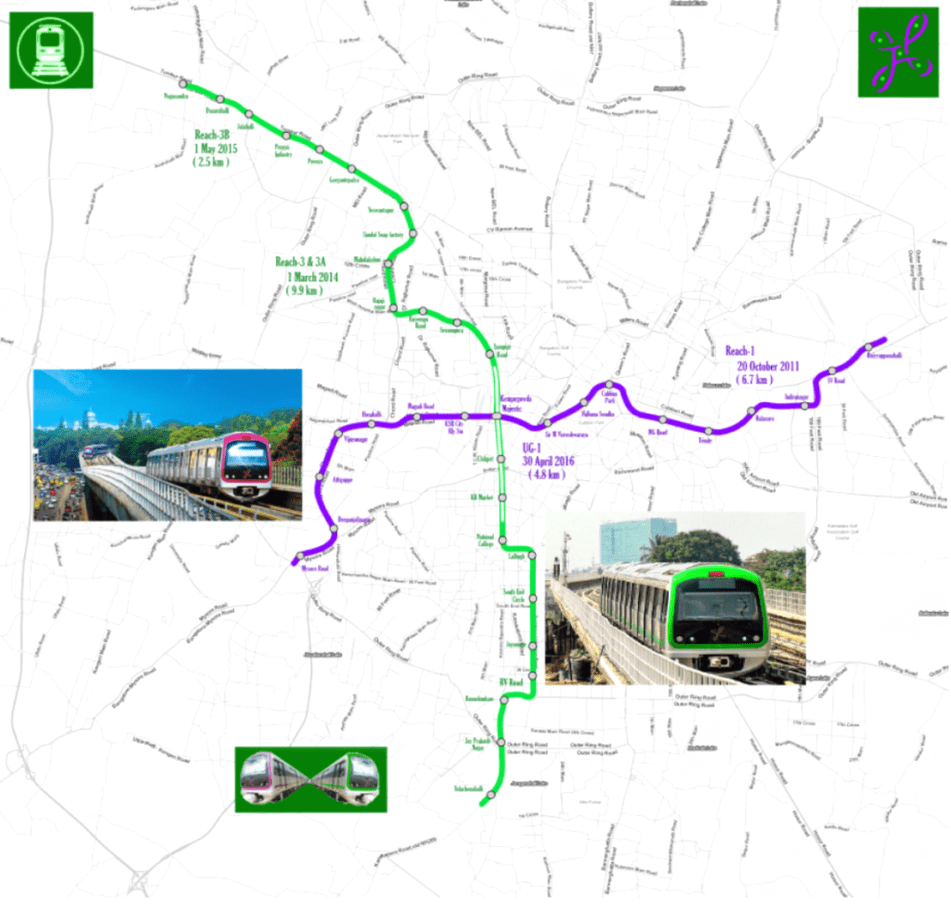 Namma metro map