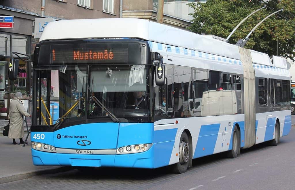 Bus in Tallinn, Estonia