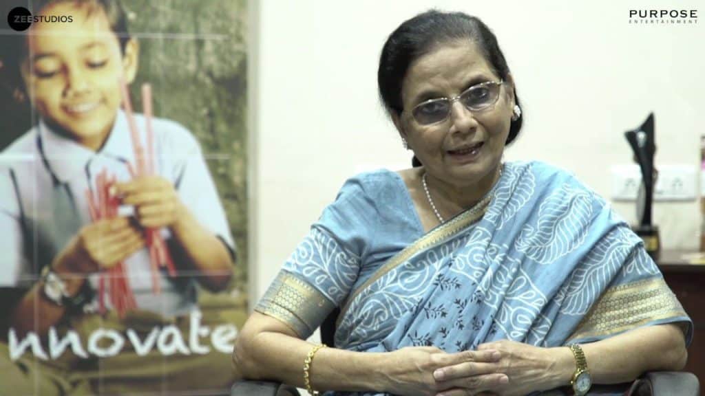 Photograph of Farida Lambey, co-founder of Pratham, an organisation that works on improving education in Mumbai