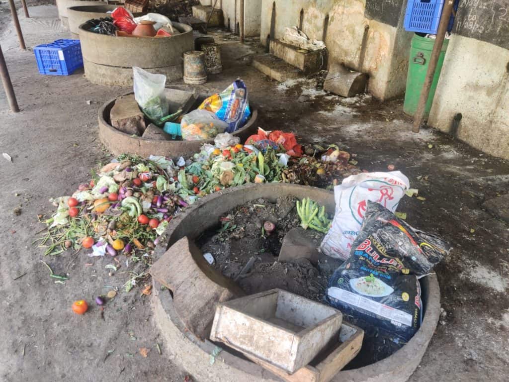 vegetable waste in Sringeri Mutt Road MCC