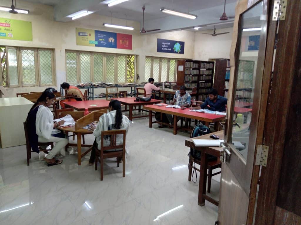 readers at gandhi nagar circle library