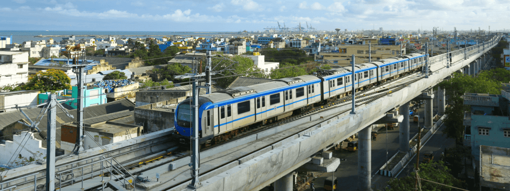 Metro train Chennai