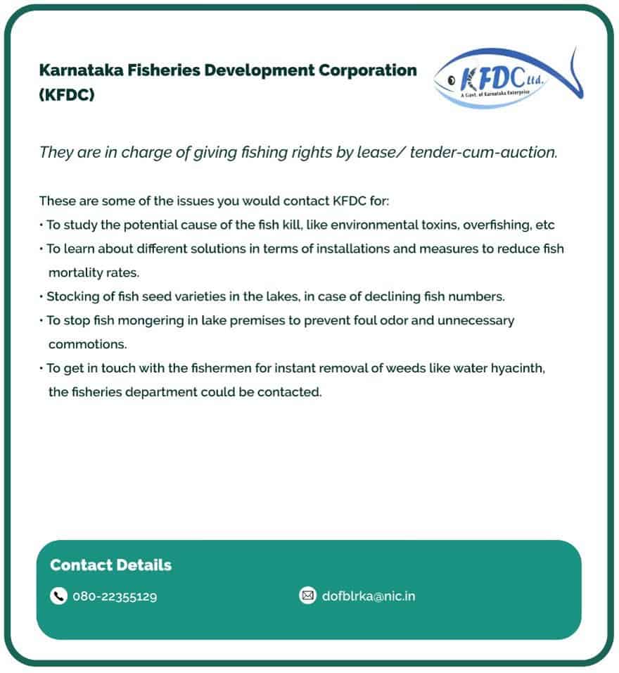 KFDC is in charge of fishing rights