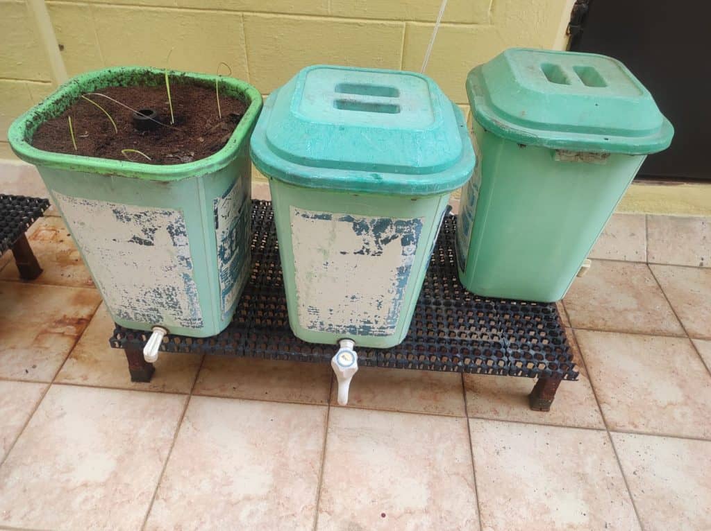 home compost set up