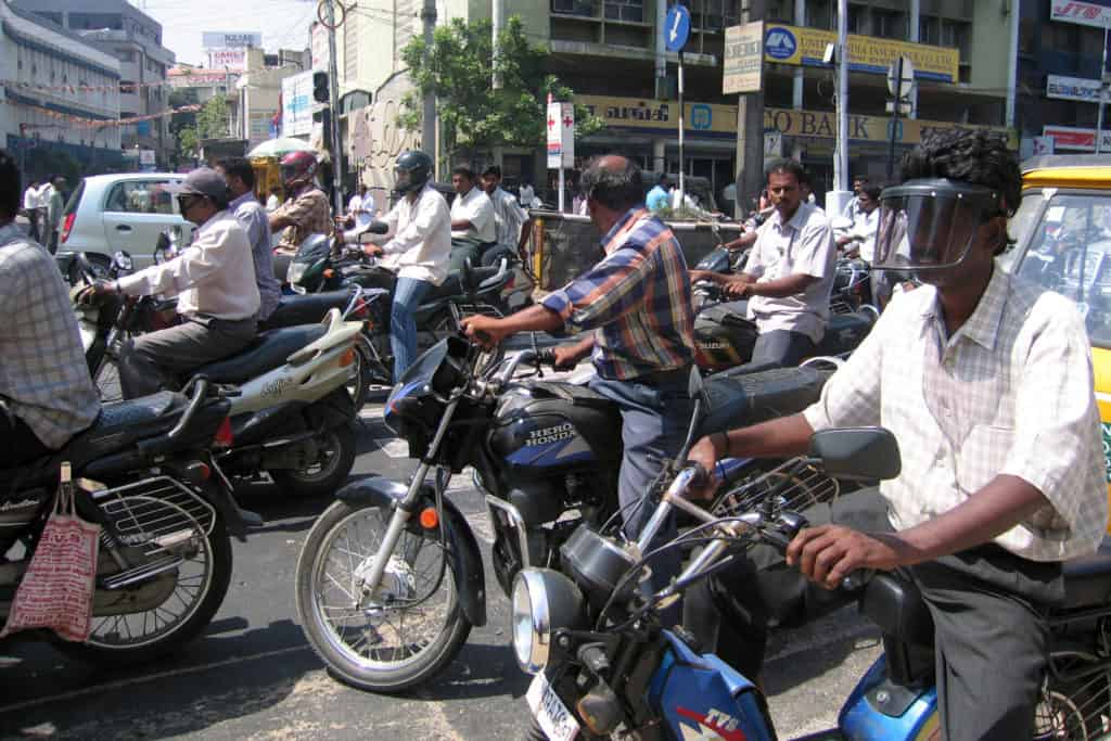 motorists wait on chennai roads