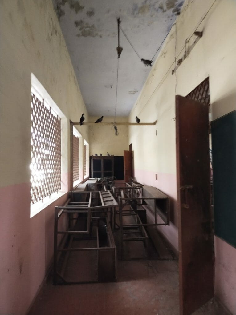 Broken benches in GCC schools