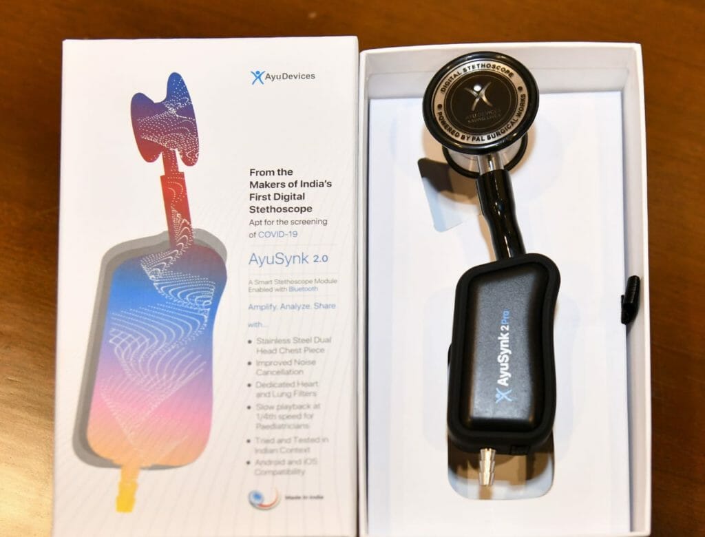 A digital stethoscope developed under the SMILE council's guidance