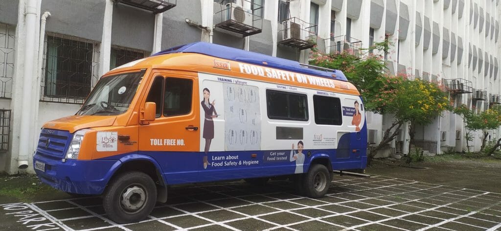 Food Safety on Wheels van by the FDA to conduct food adulteration checks.