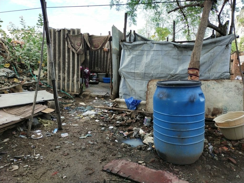 A toilet in Thideer Nagar in Saidapet, Chennai
