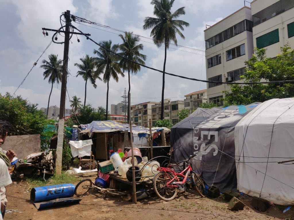 Slum dwellers affected by climate risks
