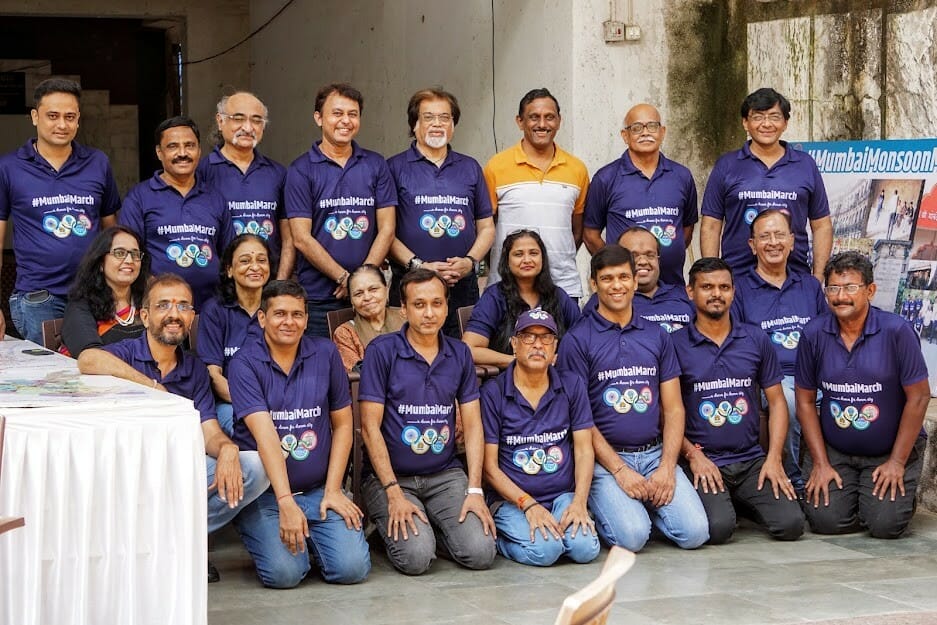 Team photo of Mumbai March members