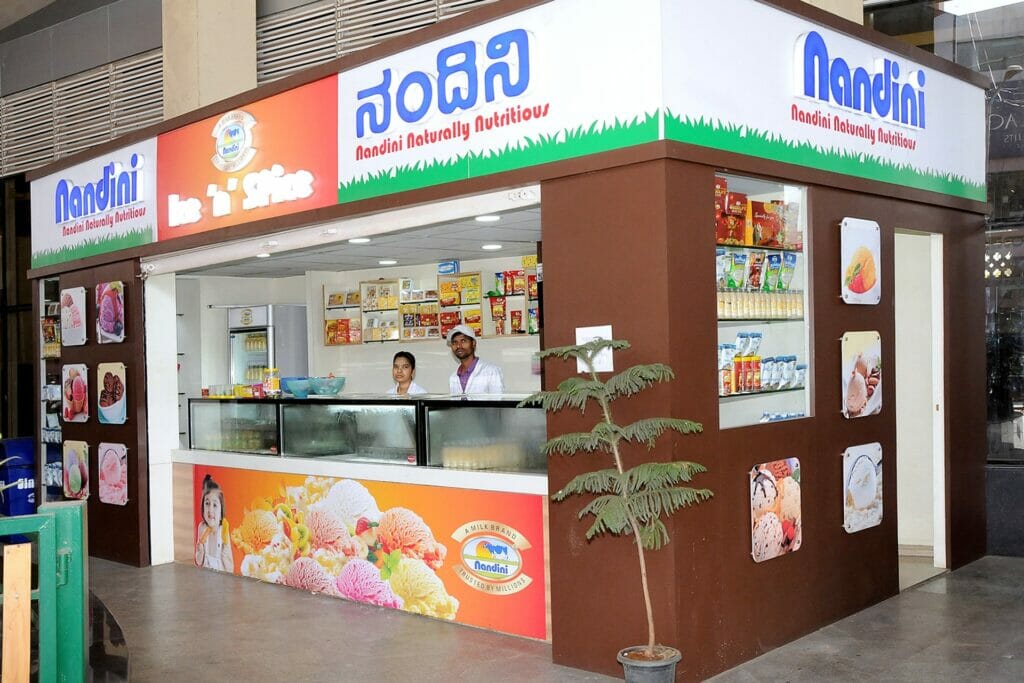 Nandini milk booth in Bengaluru Ihttps://www.kmfnandini.coop/