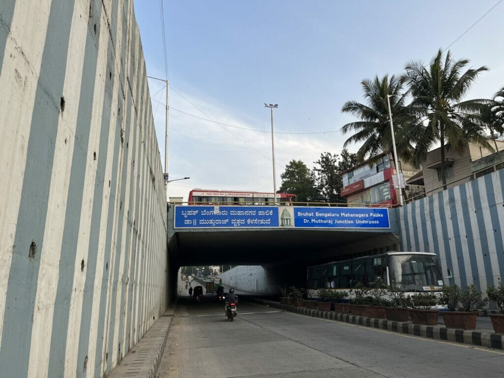 Dr Muthuraj underpass on Outer Ring Road
