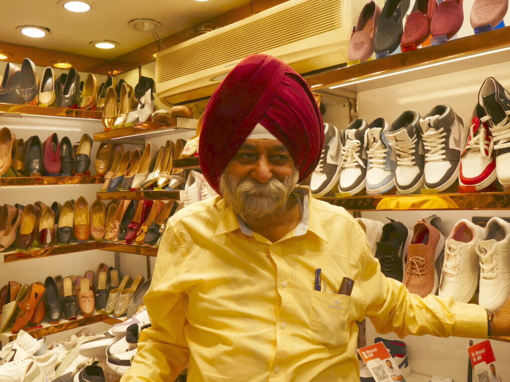 Shop owner Kuldeep Singh