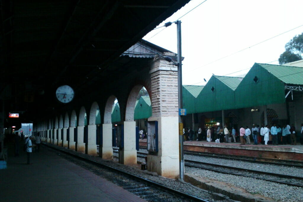 Inside Cantonment railway station