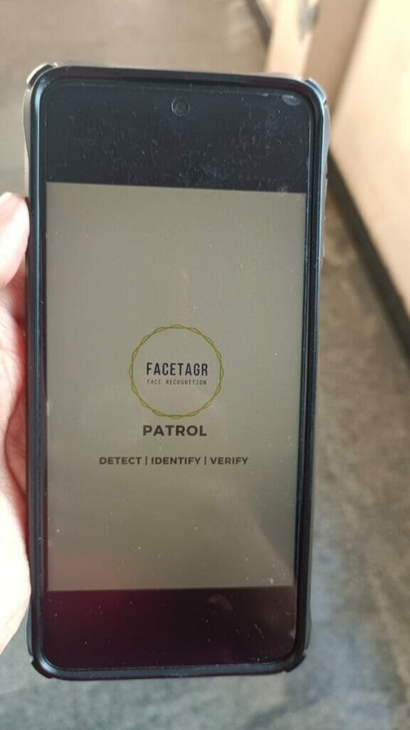 facial recognition app FaceTagr used by the Chennai police earlier