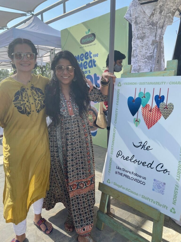 Mariam Begg and Meghna Khanna, founders of Pre-loved Co. 