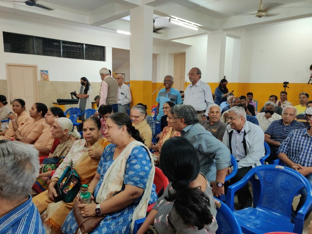 Residents in and around Malleshwaram at a meeting to discuss the Sankey Road flyover project. 
