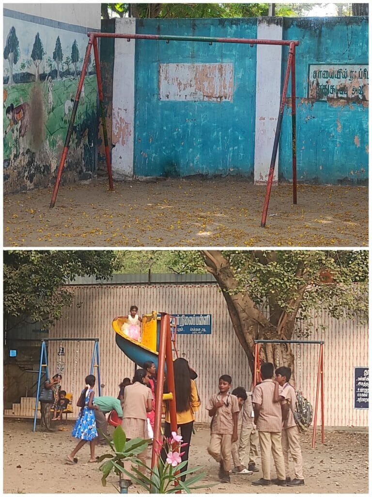 playfield in Chennai Corporation Primary schools