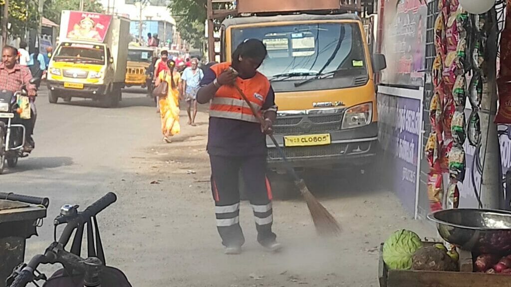 chennai street sweeping