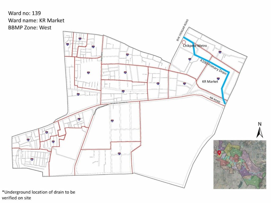 KR Market ward map. 