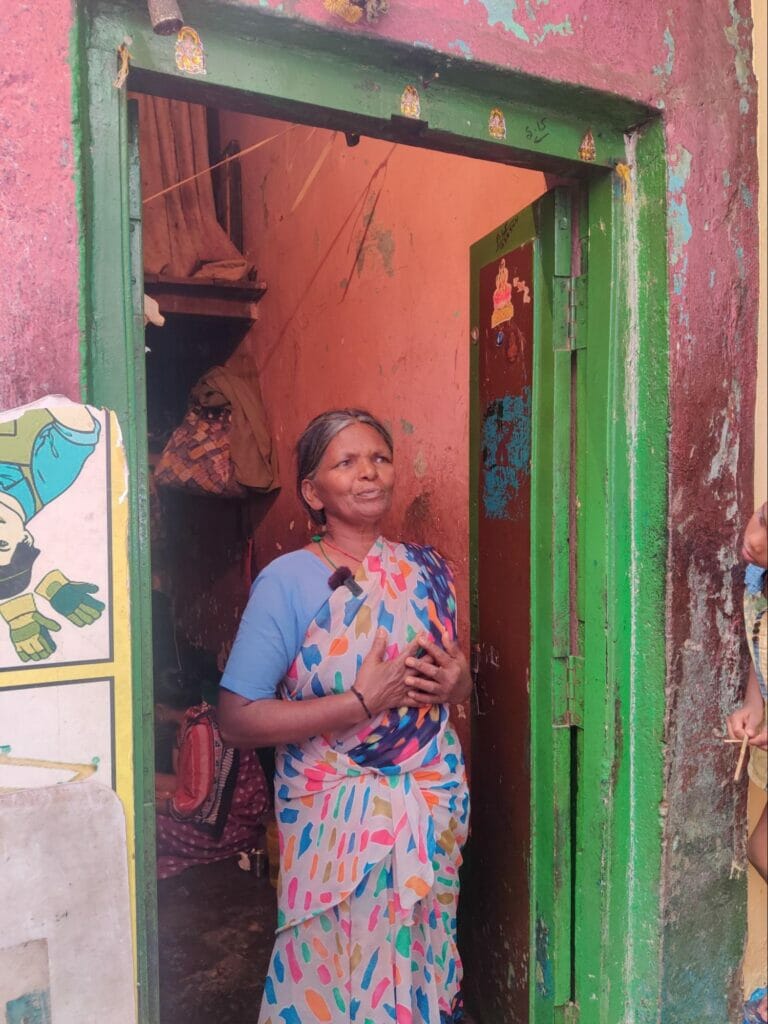 Lakshmi, a resident of JC Road. 