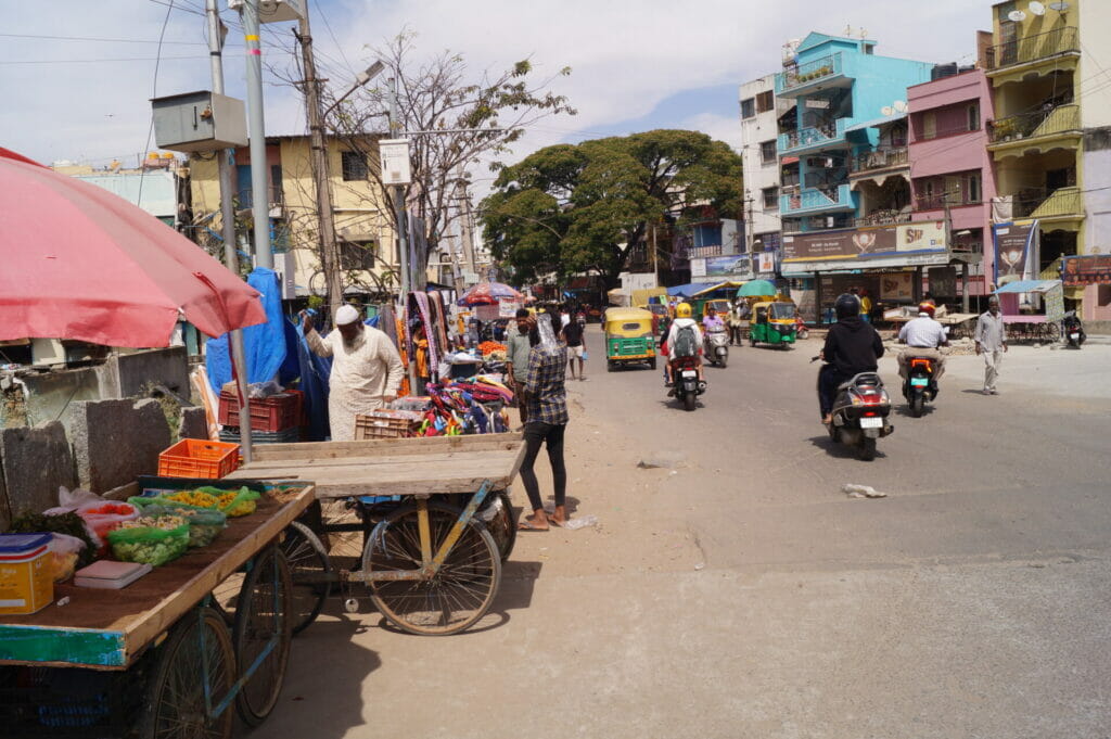 Street vendors carts