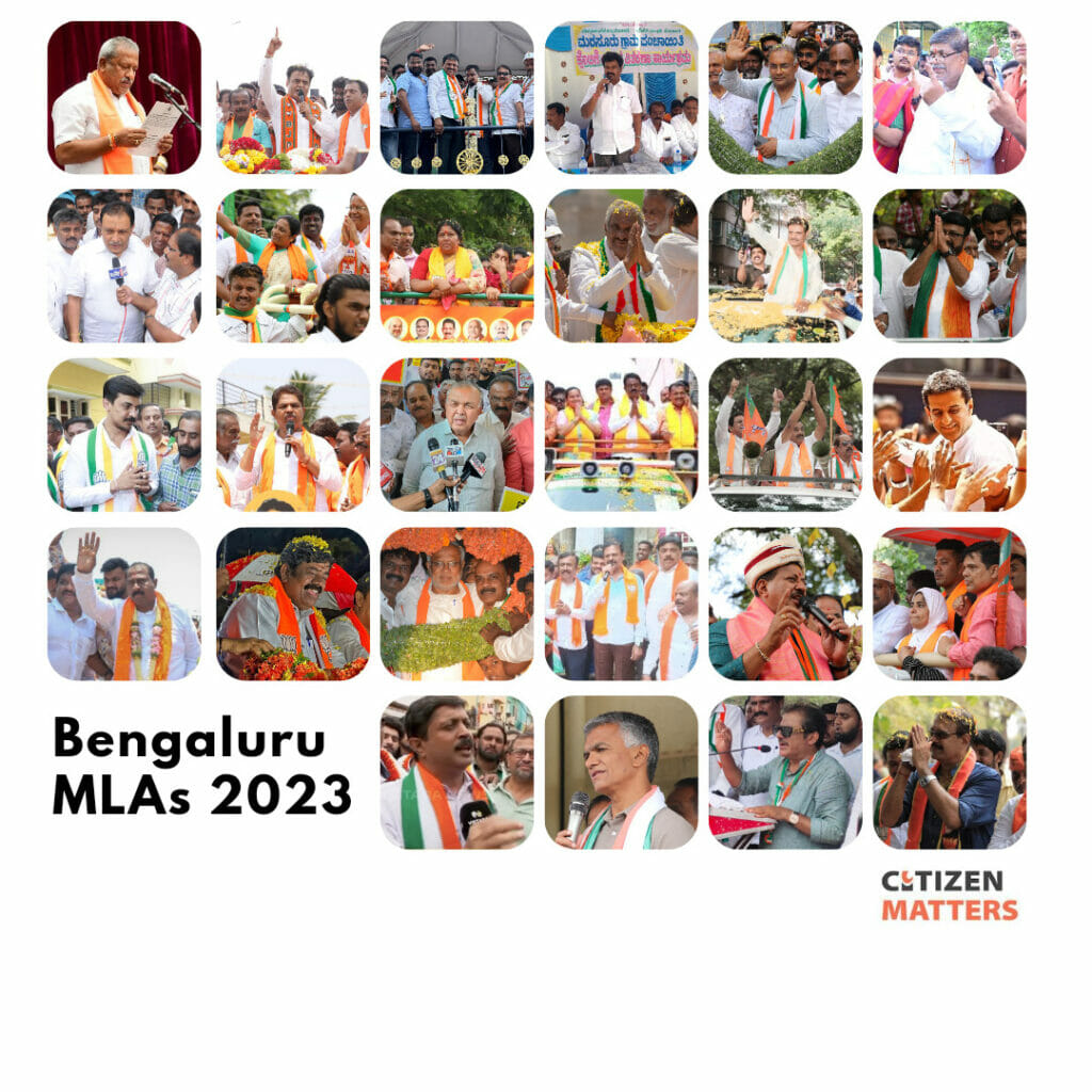 Bengaluru MLAs elected in 2023.