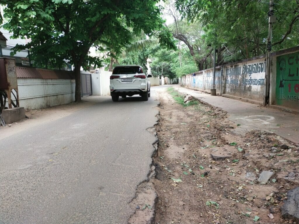 Ranjith road dug