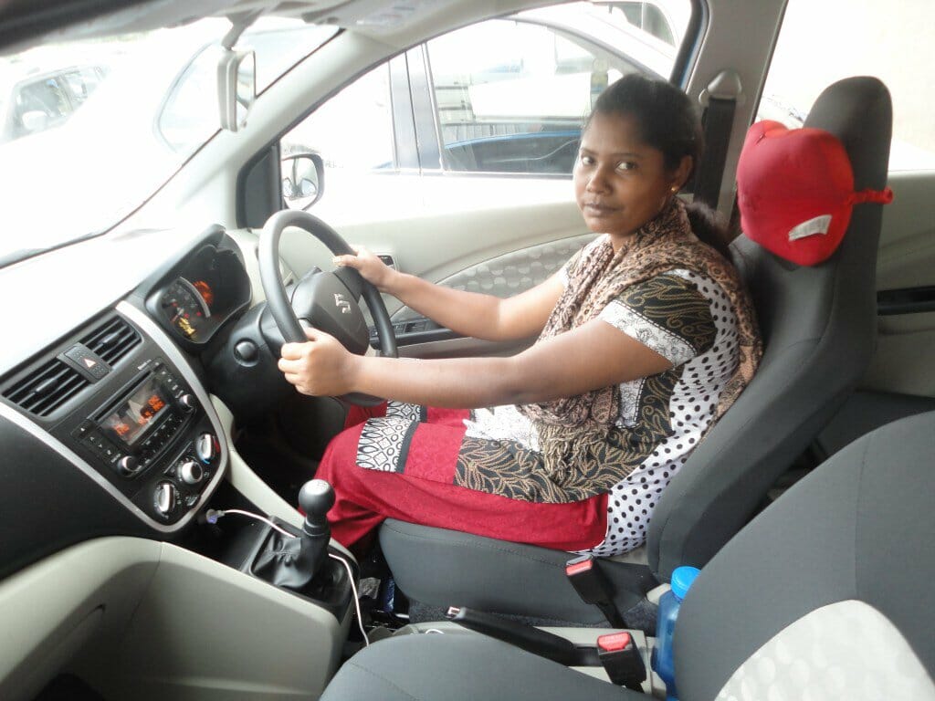 TaxShe woman cab driver 