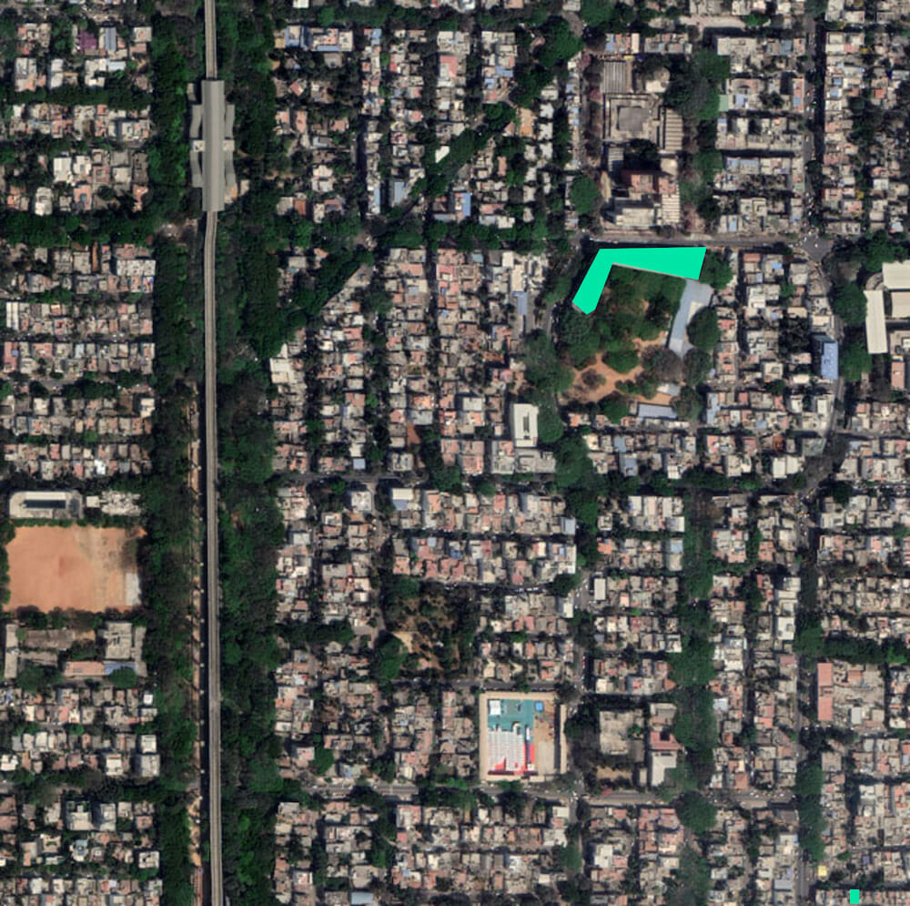 satellite image of Jayanagar
